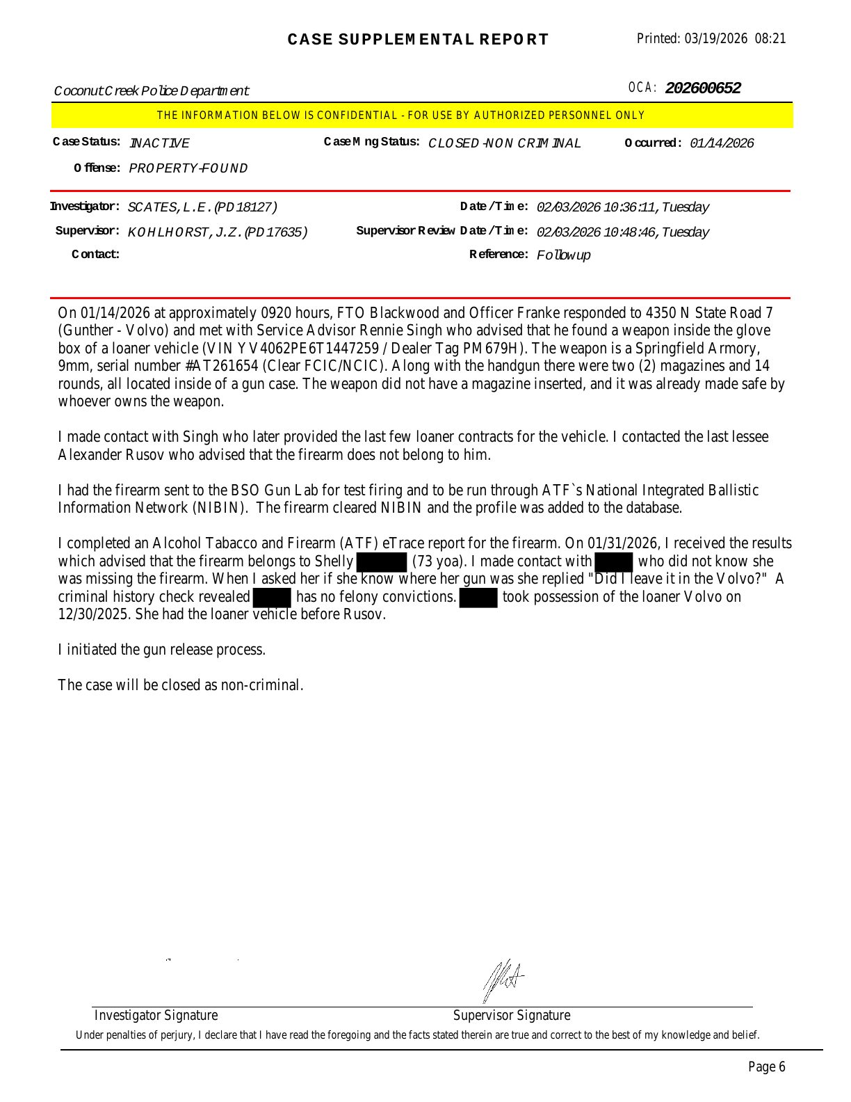 Police Report — Case #2026-00652 — Page 6