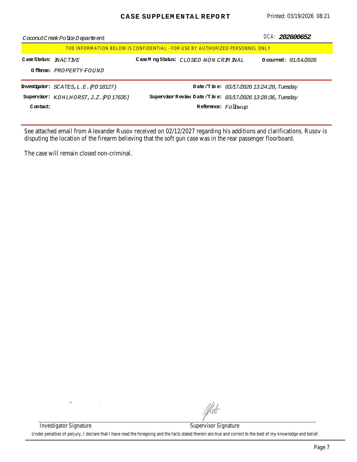 Police Report — Case #2026-00652 — Page 7