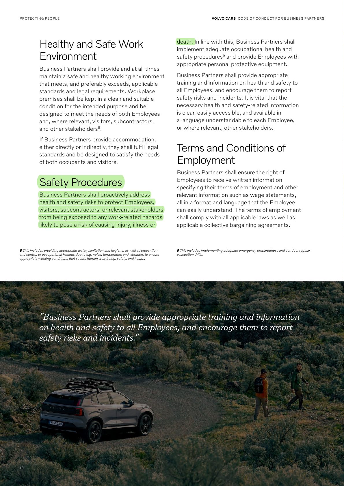 Volvo Code of Conduct for Business Partners — December 2024 — Page 10