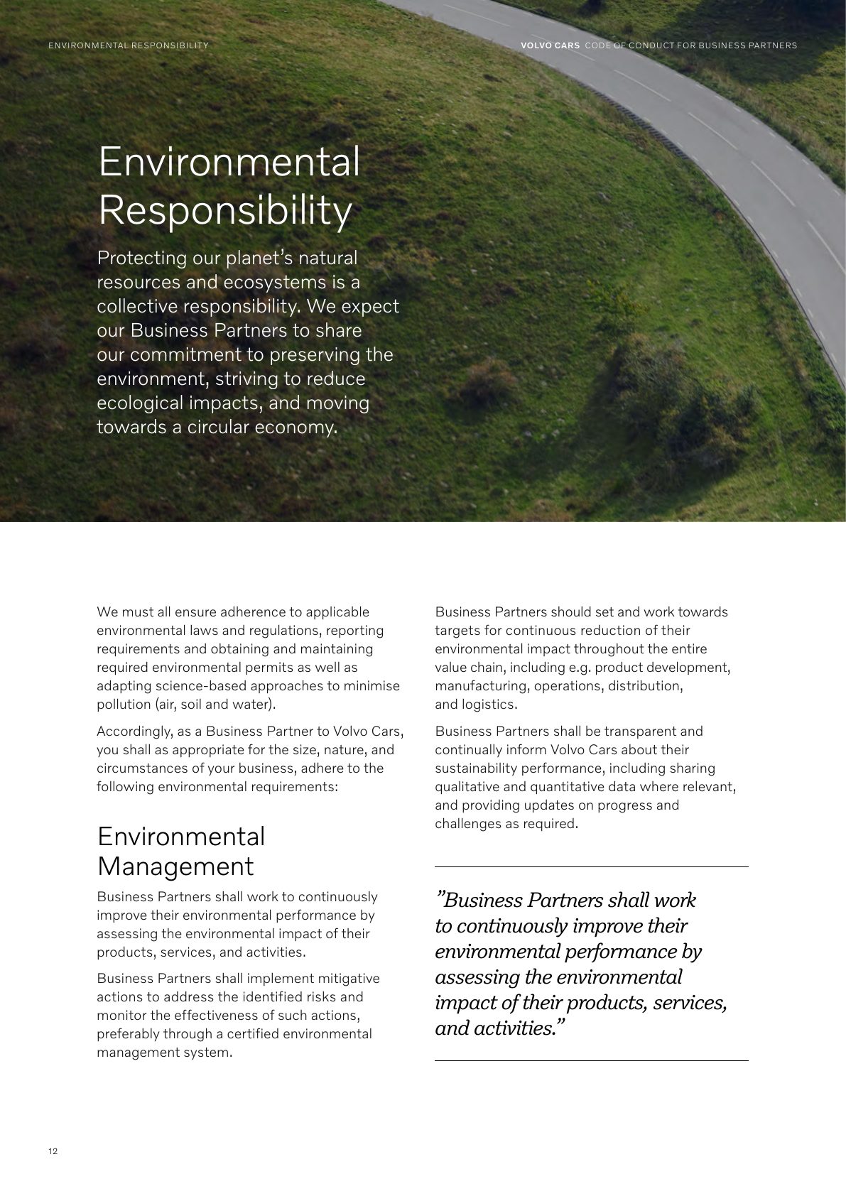 Volvo Code of Conduct for Business Partners — December 2024 — Page 12