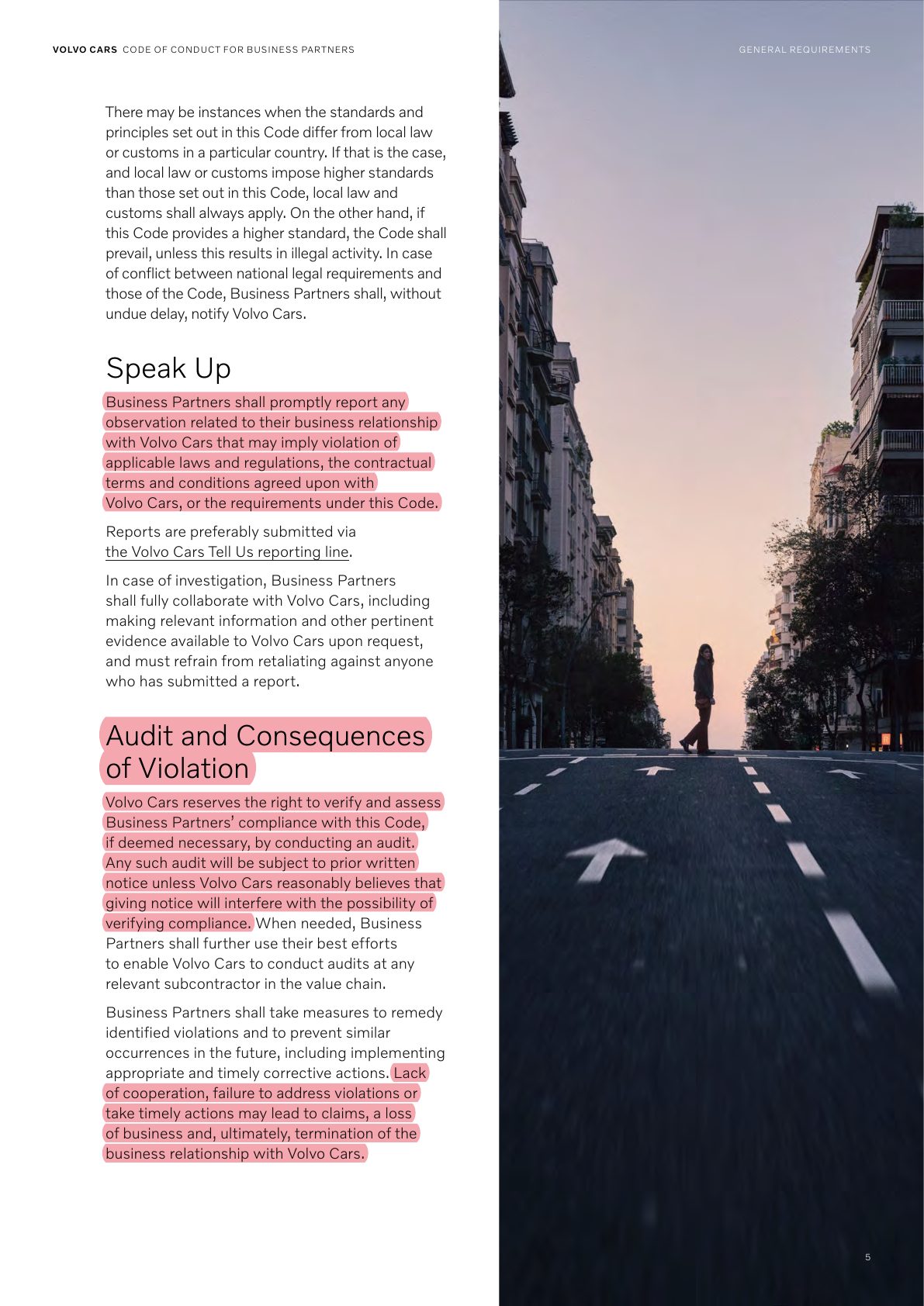 Volvo Code of Conduct for Business Partners — December 2024 — Page 5