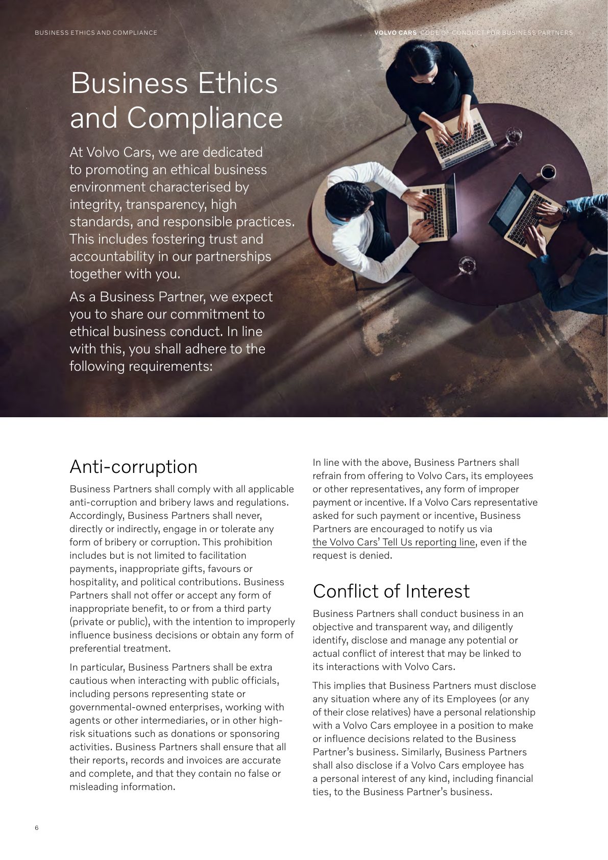 Volvo Code of Conduct for Business Partners — December 2024 — Page 6