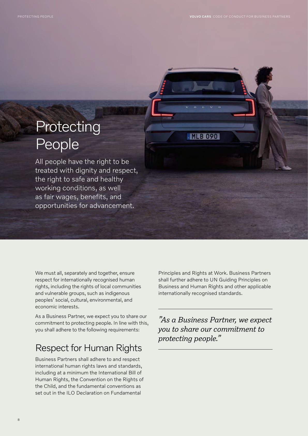 Volvo Code of Conduct for Business Partners — December 2024 — Page 8