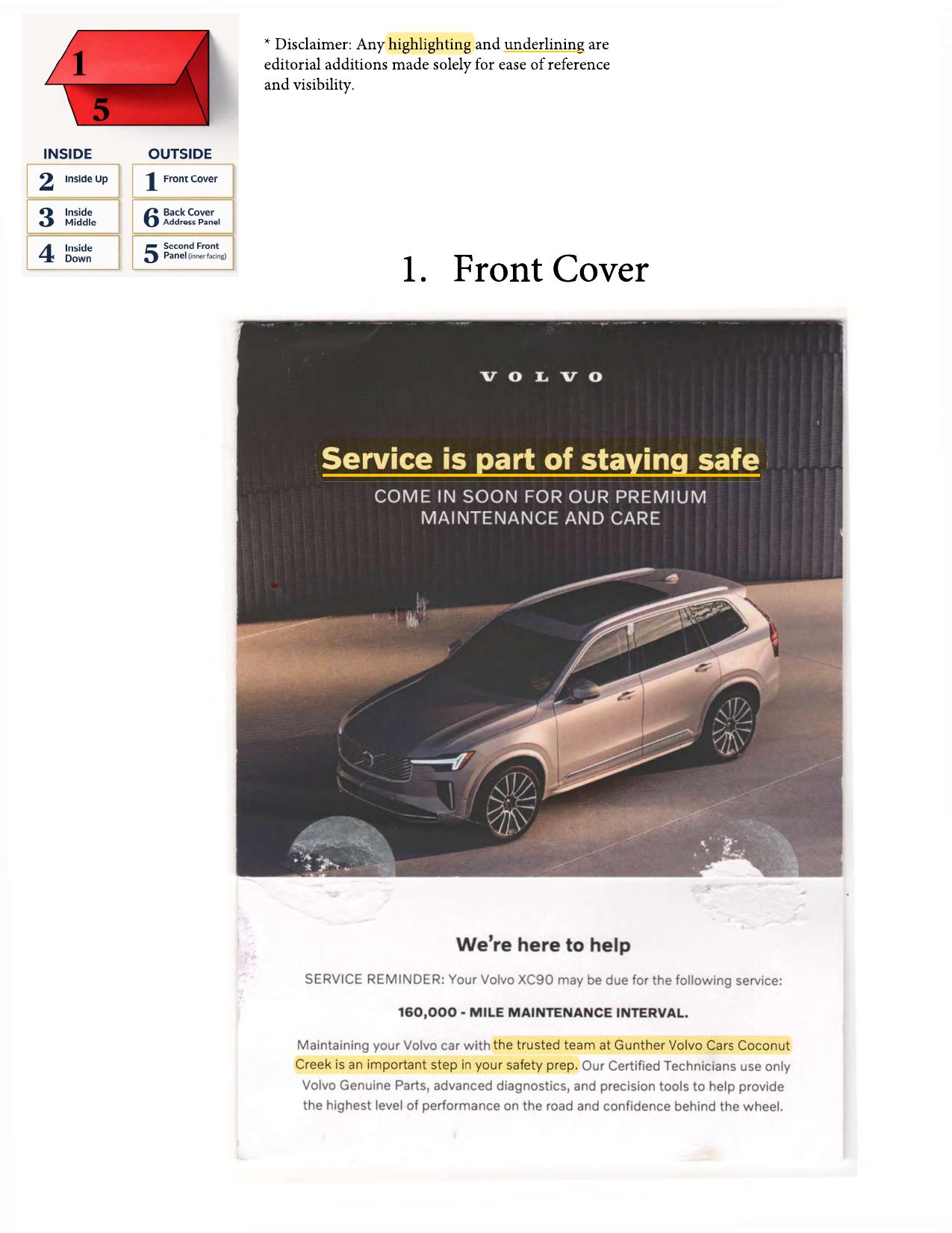 Volvo Mailer March 1, 2026 — Page 1
